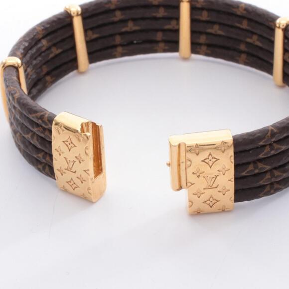 LOUIS VUITTON Brown Monogram Charm Bracelet - Picture 3 of 5